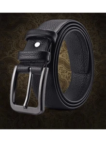 Cinto Tradicional Luxo Social Masculino Em Couro Sintetico