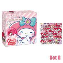 60张贴纸套装，适用于笔记本、电脑、手机、生日贺卡DIY（部分贴纸随机发货） - 多色 - 查看 15