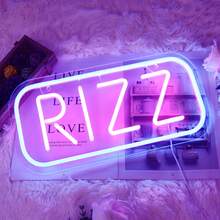 RIZZ Backlit LED Neon Light Sign - Multicolor - View 5