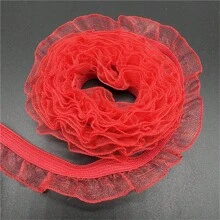 1 Máy Tính 2 Thước 16 Mm Tập Hợp Ren Ruy Băng Co Giãn Gấp Trên Spandex Co Giãn May Viền Ren Thắt Lưng may Phụ Kiện - Chọn màu sắc - Xem 13