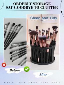 20 pezzi Set Pennelli Trucco + 1 Supporto Porta Pennelli + 6 Cuscinetti Trucco + 5 Spugnette Trucco Viso + 1 Pulitore Pennelli - Kit Completo per la Bellezza, Setole Morbide Senza Spreco di Polvere, Supporto Antipolvere Salva Spazio - Adatto per Trucco Quotidiano, Organizzazione e Pulizia degli Strumenti, Ideale per Principianti e Appassionati di Bellezza