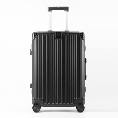 Fashion Suitcase Highly Attractive Horizontal Pull Bar Case Universal Wheel Boarding Case Case Aluminum Frame Travel Case Accompanying Hand Gift Luggage Hand Luggage Travel Trip School Holiday Honeymoon Vacation Study Abroad Holiday Essentials Travel Accessories Ideal Choice For Gifts Men Women Boys Girls Student Couple Graduation Bag For School School Accessories School Stuff