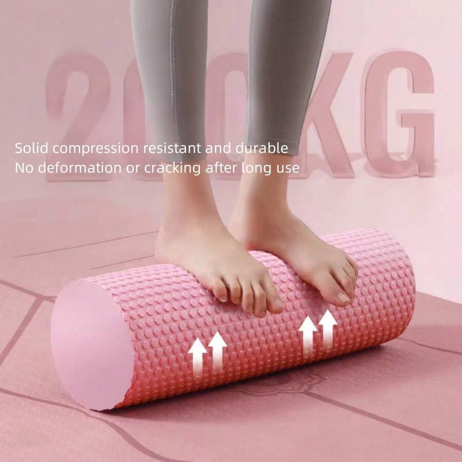 Beginner EVA Yoga Column Pilates Solid Floating Point Foam Roller ...