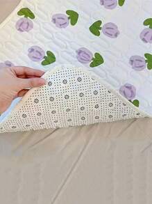 1pc Reusable Waterproof Bed Pad, 39x59 Inches (Approx. 100x150cm), For Incontinence, Bedwetting, Absorbent Mattress Protector, Slip-Resistant, Suitable For Adults And Elderly - Multicolor - View 4