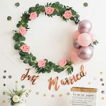 Artificial Rose Flowers, 25pcs Foam Glitter Roses Glitter Foam Rose Foam Rose For DIY Wedding Bridal Bouquet Home Party Baby Shower Decoration Outdoor Decor - 粉色 - 查看 3