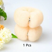 1個/3個裝 髮髻甜甜圈造型環式網狀髮髻環 17cm DIY 髮用海綿造型環 髮髻造型扣 髮髻馬尾固定環 清新甜美假髮與髒辮配件 - 彩色 - 查看 8