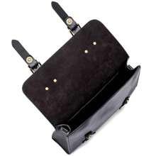 ILLUDE Women Buckle Decor Flap Square Bag Vintage Classic Messenger Bag Solid Color Crossbody Bag Flap Shoulder Bag Satchel Bag