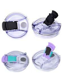 Acessórios universais para garrafas de água esportivas, Tampa anti-vazamento de silicone para copo de vidro de 40 oz, Tampa de reposição para copo de água anti-transbordamento.