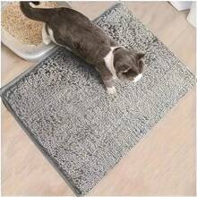 Dog Door Mat For Muddy Paws, Absorbs Moisture And Dirt, Absorbent Non-Slip Washable Mat, Quick Dry Microfiber, Mud Mat For Dogs, Entry Indoor Door Mat For Inside Floor - Grey - View 2