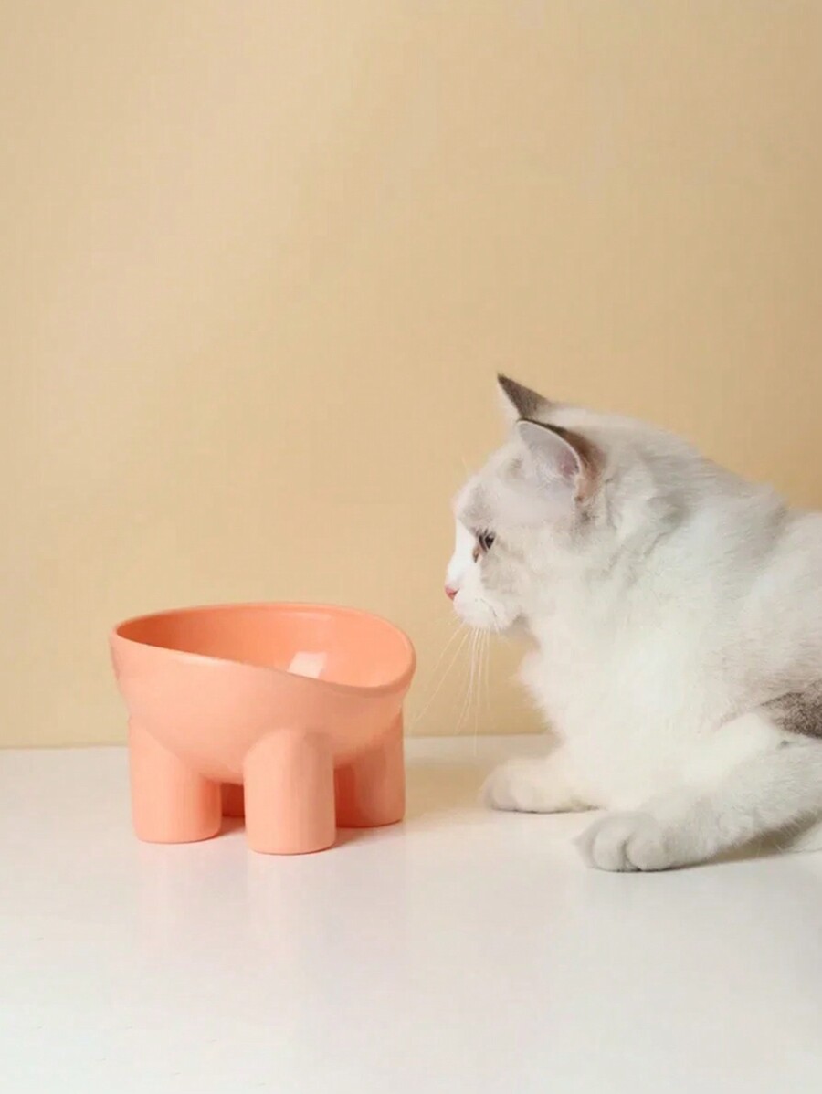 1PC Elevated Cat Bowls Neck Protection Plastic Raised Cat Bowl 15