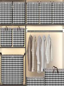Large Capacity Clothing And Shoes Storage Bag, Foldable Dust Bag, Household Simple Clothing And Quilt Storage Bag - Grey - View 6