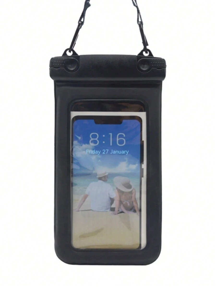 Pochette de t?�l?�phone imperm?�able remplie d'?�ponge pour la natation, les sources chaudes, les 