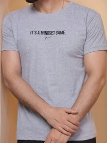 Men T-Shirts - 淺灰色 - 查看 7