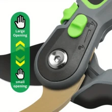 Tijeras de podar de derivación, podadera de jardinería de alto rendimiento, tijeras de podar profesionales para jardín con hojas de acero SK5 afiladas, herramienta de jardín ideal - Negro - Ver 9