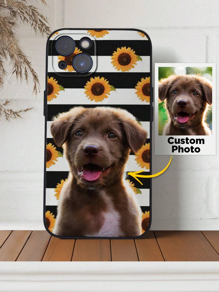 Ốp lưng điện thoại hình ảnh cá nhân hóa Apple Cute Stuff 1 chiếc, Ốp lưng iPhone TPU, Ốp lưng iPhone hình thú cưng tùy chỉnh, Ốp lưng iPhone hình quả anh đào, Ốp lưng iPhone hình hoa hướng dương, Bảo vệ chống sốc cho điện thoại của bạn, Dòng iPhone, Ốp lưng tương thích với iPhone Pro / Pro Max / X / XR / XS / XS Mini / Max, Quà tặng độc đáo cho cô ấy / anh ấy, Quà tặng cho thú cưng - Đen và trắng - Xem 1