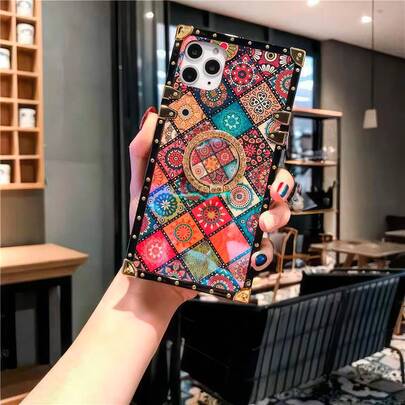 1 ốp lưng điện thoại hình chữ nhật chống sốc họa tiết hình thoi óng ánh, đổi màu tùy góc nhìn, tương thích với Samsung S26 Ultra/S26/S26 Plus, 17 Pro Max/17 Air/16 Pro Max, 15 Pro Max/15/14 Plus/14PM/14/13/12/11/XR, Galaxy S25 FE/A17/A07/S24+/S24 Ultra 5G/S24FE/S24/S23 Ultra/S23/S22/S22/S21/S20/A73/A55 5G/A54/A53/A52s/A35/A34/A33/A32 4G/A25/A23/A15/A14/A13 4G, chống sốc và chống trượt.