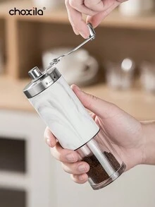 choxila 1 Miếng Máy xay cà phê , Máy xay cà phê bằng tay , Tay Máy xay cà phê , Tay Hạt cà phê Cối xay Với Gốm sứ Có thể điều chỉnh Nút vặn , Thép không gỉ Máy xay cà phê - Máy xay cà phê - Xem 7