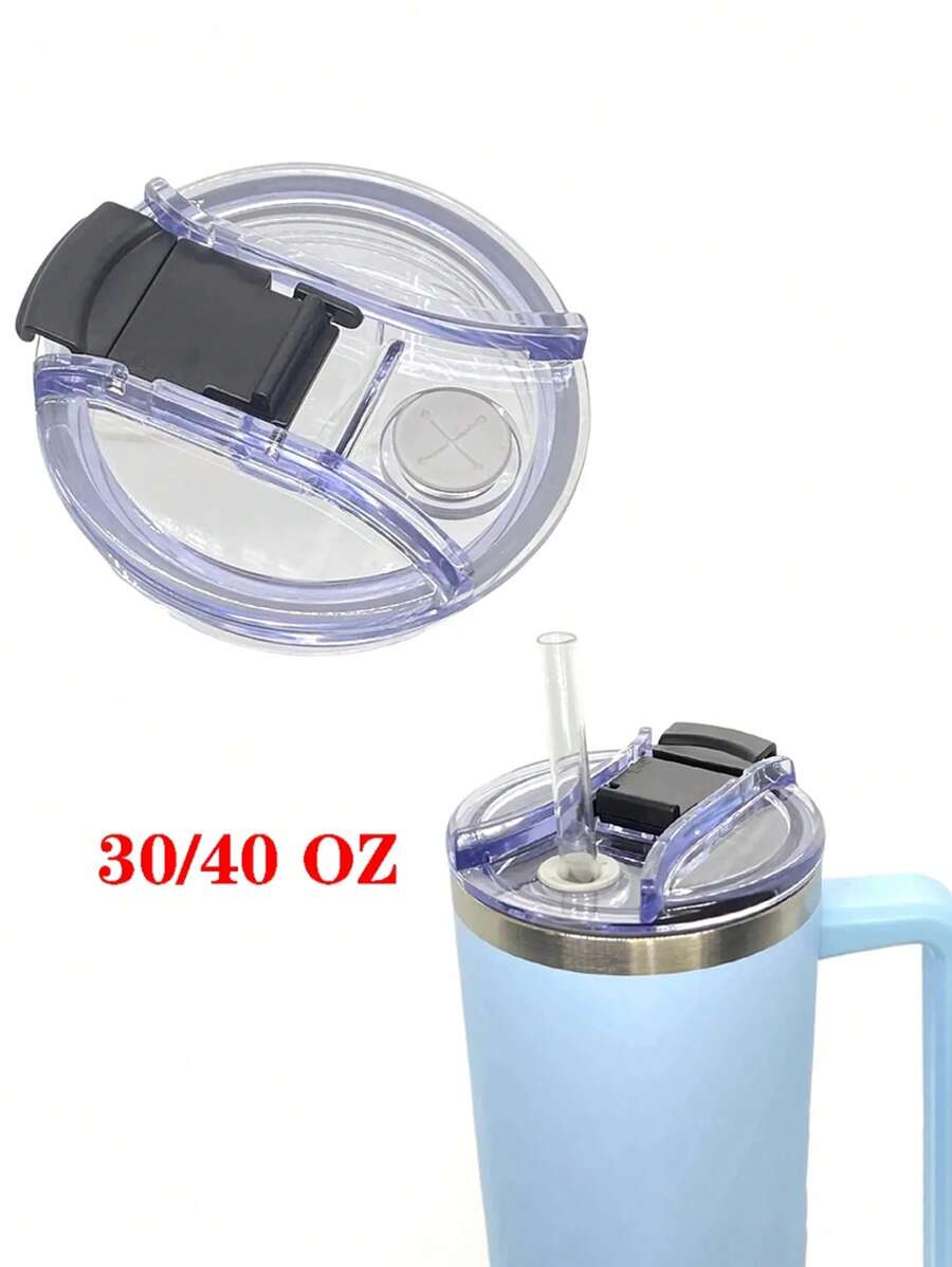 Acessórios universais para garrafas de água esportivas, Tampa anti-vazamento de silicone para copo de vidro de 40 oz, Tampa de reposição para copo de água anti-transbordamento.