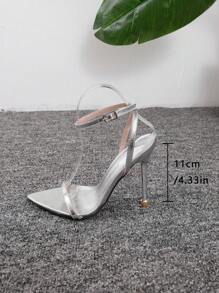 Fashionable High Heel Pointed-Toe Strappy Sandals For Spring/Summer 2024