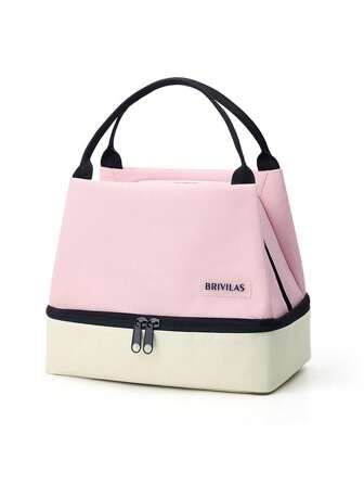 1 Pc Of Letter Printed Pattern Insulated Bag Insulated Lunch Bag Handbag Lunch Box Ice Bag Picnic Food Handbag Canvas Lightweight Portable Lunch Storage Bag School Office Picnic Lunch Handbag Carry It With You To School And Work Birthday Gift Commemorative Gift. It Is A Novel Design And Large Capacity Portable Leisure Lunch Insulated Bag Which Is An Ideal Handbag School Organizer Bags Teacher Storage Bags Classroom Bags Classroom Organizer BagsWomanFor Women Ladies