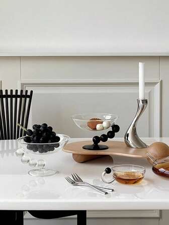 CMYD Studio 1 件黑天鹅形陶瓷冰淇淋碗 - 独特设计水果和沙拉碗适合家庭、餐厅和聚会学校用品、圣诞礼物