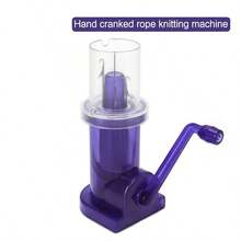 DIY Handheld Rope Braider For Home Use, Handmade Rope Braiding Machine, Necklace & Jewelry Braiding Tool Twister - Purple - View 6