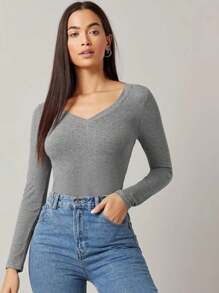 Women Blouses - Grey - View 2