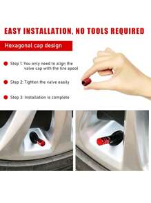 2PCS/4PCS Valve Stem Caps,Car Tire Wheel Lights,Air Valve,Tire Valve Stem Caps For Car, 4PCS Noctilucous Tire Air Caps Cover, Illuminated Auto Wheel Valve Stem Cap, Fluorescent Car Tire Valve Caps,Car Accessories Universal For Car, Truck, SUV, Motorcycles, Bike,SUV