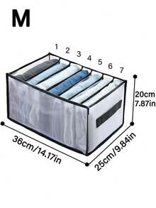 Foldable Storage Box For Underwear, Bra, Socks And Clothing Separation,Underwear Storage Boxes, Household Compartment Fabric Clothes Organizer, Drawers Dividers Organizer, Multifunctional Wardrobe Organizer For Panties Socks Bra Storage