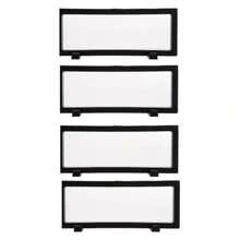 2/4/6pcs Dust Free Anti-Oxidation Display Box, 3D Floating Frame Jewelry Case, Coins Treasure Necklaces Bracelets Display, Household And Travel Storage And Organization, Bathroom Accessories, Bedroom Accessories - Black - View 12