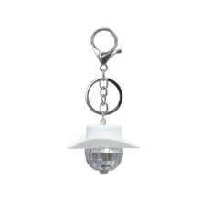 1 szt. Uniseks Kapelusz w kształcie kuli dyskotekowej i breloczek w kształcie lustrzanej kulki, idealny na prezent, imprezę lub do noszenia na co dzień, akcesoria w stylu hip-hopowym lub punkowym, zawieszka do torby prezent