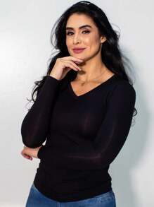 Women Blouses - Black - View 2