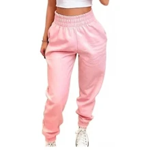 Plus Size Pants - Baby Pink - View 1