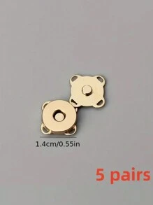 5 Pairs Invisible Magnetic Snaps Buttons Lock Buckle ,Plum Magnetic Snap Closures,Purse Thumb Lock Purse Buckle Fasteners For DIY Making Craft Bag Purse Buckle Accessories Replacement,Shoulder Bag Purse Handbag Accessory Clasp, Bag Accessories Wallet Fasteners Wallet Buckle,14mm Craft Sewing Buttons Knitting Buttons Sets Invisible Magnet Buttons Bag Buttons, Metal Snap Fasteners, Magnetic, For Sewing, Craft, Purses, Bags, Clothes