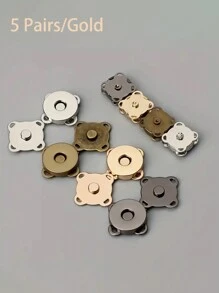 5 Pairs Invisible Magnetic Snaps Buttons Lock Buckle ,Plum Magnetic Snap Closures,Purse Thumb Lock Purse Buckle Fasteners For DIY Making Craft Bag Purse Buckle Accessories Replacement,Shoulder Bag Purse Handbag Accessory Clasp, Bag Accessories Wallet Fasteners Wallet Buckle,14mm Craft Sewing Buttons Knitting Buttons Sets Invisible Magnet Buttons Bag Buttons, Metal Snap Fasteners, Magnetic, For Sewing, Craft, Purses, Bags, Clothes