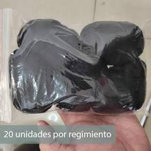 120 Uds herramienta de peinado Invisible moño de Ballet para hacer enfermera conjunto de red para el cabello reutilizable - Negro - Ver 8