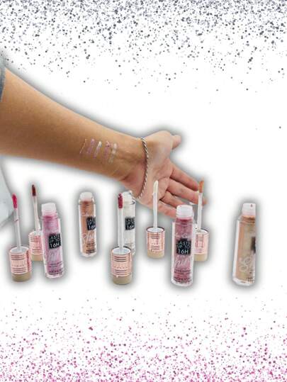 Iluminador liquido tipo gloss 16hrs 3 diferentes tonos