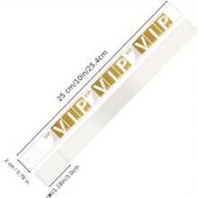 Joyland Colored Identification Band PP Synthetic Paper Outdoor Waterproof Wristband 100pcs - Silver - View 2