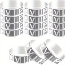 Joyland Colored Identification Band PP Synthetic Paper Outdoor Waterproof Wristband 100pcs - Silver - View 9