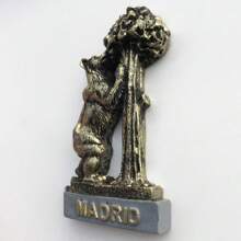 1入組西班牙馬德里地標冰箱磁鐵 - 旅行冰箱和禮物，帶紀念品裝飾和手工藝品 - 2 - 查看 4