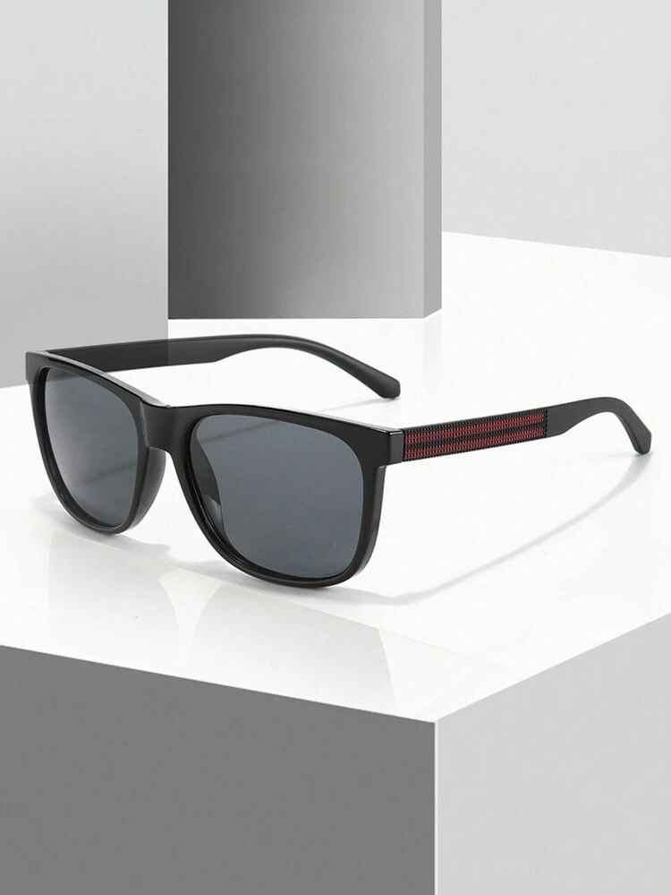 Glazzy - Un par de gafas de moda personalizadas de TR90 para hombres - Gris - Añade 1