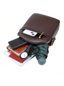 Túi đeo vai/ đeo chéo nam, Họa tiết vải, Sức chứa lớn, Dùng cho công việc, Thời trang, Du lịch cuối tuần Túi đeo chéo công sở bên hông Túi đeo vai công sở cổ điển Túi đeo vai đơn giản Cổ điển Học sinh Đa chức năng Ngoài trời Thường ngày Quà tặng kỳ nghỉ cho nam Túi da Ngày lễ tình nhân Túi đựng đồ dùng thiết yếu ngày lễ tình nhân cho nam Túi đeo chéo cắm trại cho nam Túi dán nhãn Túi màu nâu Mùa đông Quà tặng Ngày lễ tình nhân cho nam Túi quà tặng cổ điển Balo đeo chéo Túi cổ điển Mùa xuân Túi đựng đồ dùng học tập Ví - màu nâu - Xem 12