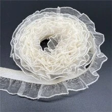 1 Máy Tính 2 Thước 16 Mm Tập Hợp Ren Ruy Băng Co Giãn Gấp Trên Spandex Co Giãn May Viền Ren Thắt Lưng may Phụ Kiện - Chọn màu sắc - Xem 16