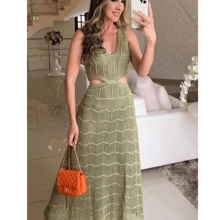 Women Dresses - 綠色 - 查看 3