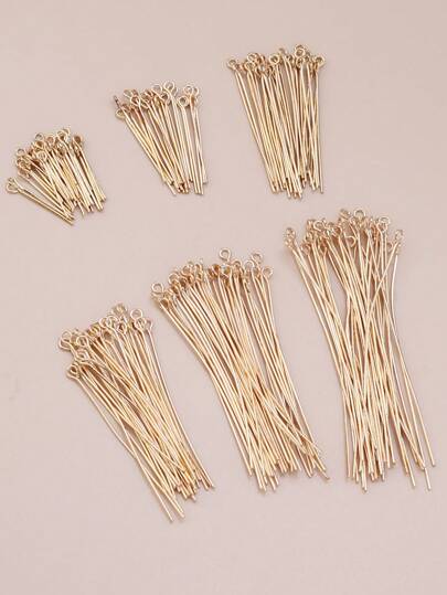 100入組眼型頭簪，用於珠寶配件製作DIY耳環