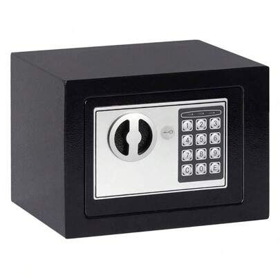 Cofre Digital Teclado Senha Com 2 Chaves E Pilha