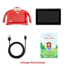 ATMPC ATMPC 701A  Gifts 7 Inch Tablet 2GB RAM 32GB ROM Android 11 Tablet PC With Quad Core Processor, HD IPS Display, Dual Camera, WiFi, BT, Tablet With Case, 2023