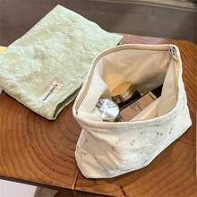 Girls Make-Up Bag Large-Capacity Portable Skin Care Products Collection Bag Freshness Certificate Store Hand Bag - Beige - View 4