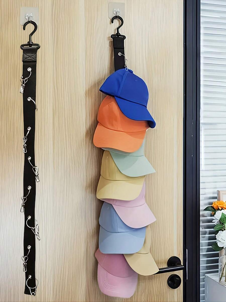 1 Giá Treo Mũ Bảo Quản, Tủ Đựng Mũ, Tủ Đựng Mũ Tiện Lợi, Bộ Sưu Tập Mũ - màu đen - Xem 1