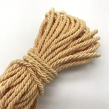 1入組5碼3mm 3股絞纏麻繩，聚丙烯麻繩，適用於家居裝飾配件DIY手工家紡裝飾 - Pick colors - 查看 24